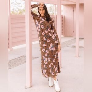Free People Retro Romance Floral Molly Dress